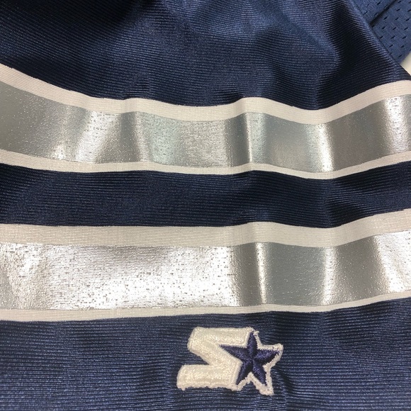 Vintage 90's Starter Dallas Cowboys Aikman #8 Football Jersey XLarge - Picture 4 of 11